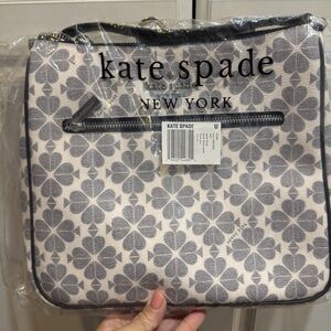 Kate Spade White and Blue Floral Crossbody Bag
